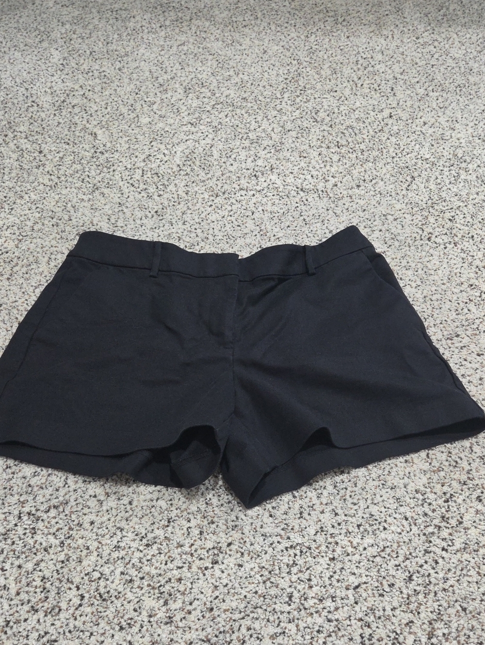 Like New LOFT Black High-Waist Tailored Shorts